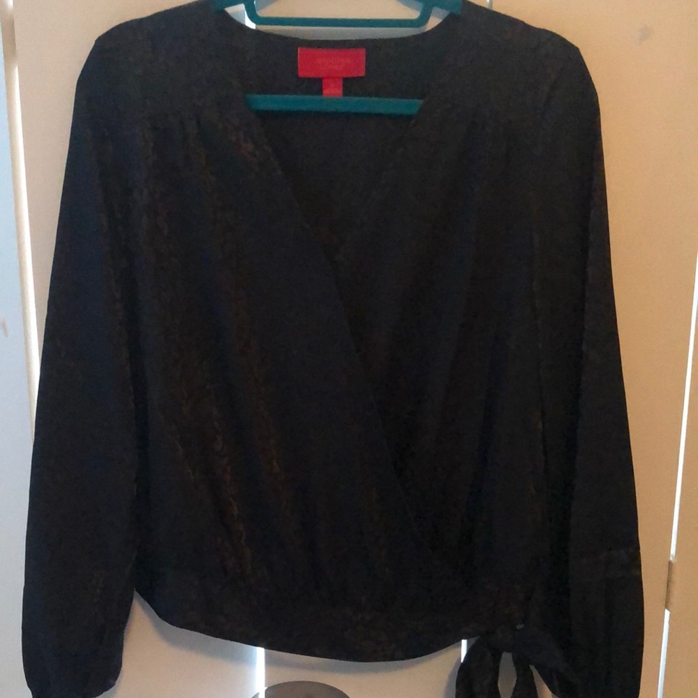 Jennifer Lopez wrap blouse